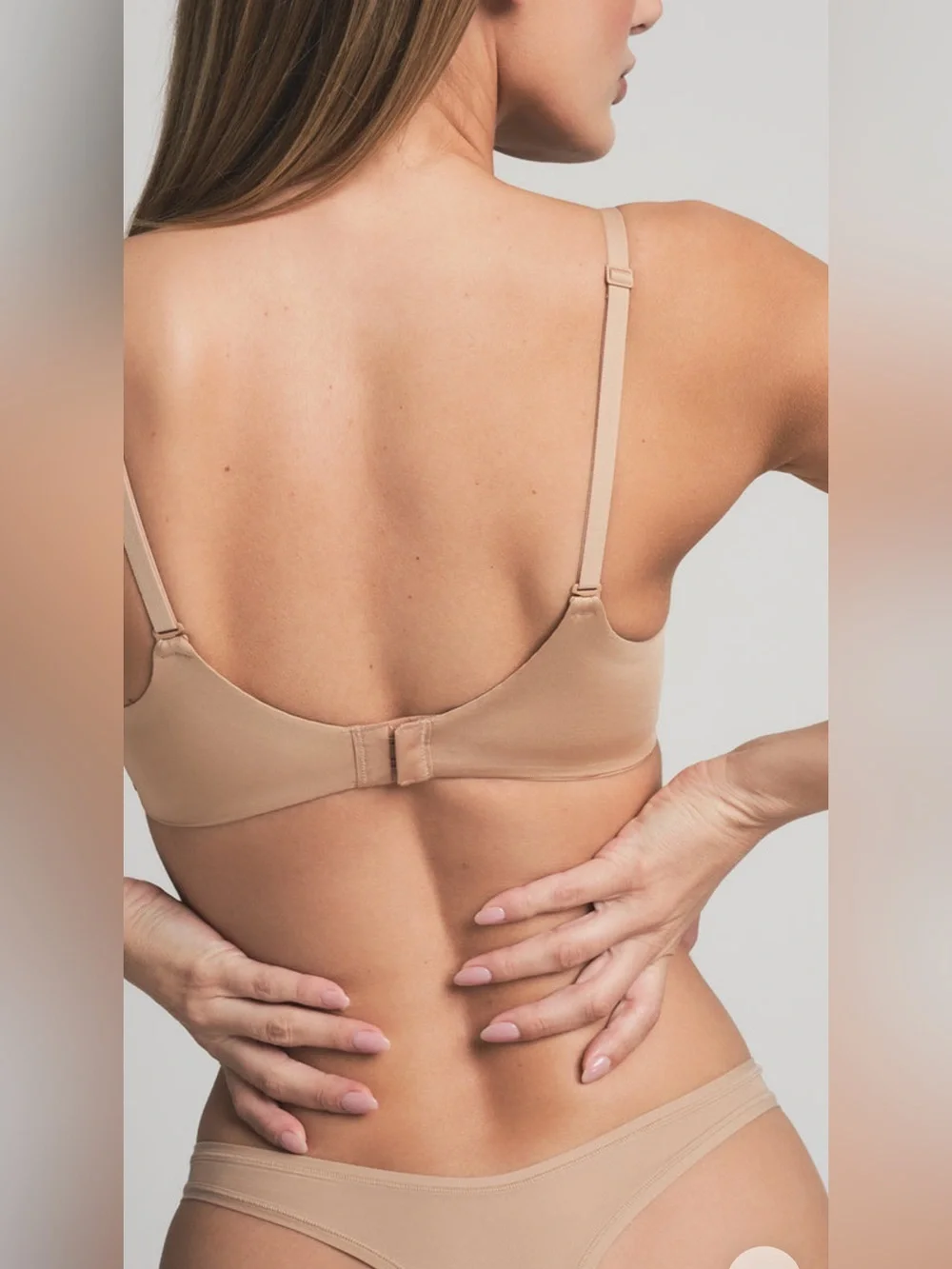 SKIMS Wireless Form Push-Up Plunge Bra NWT | Clay | 36B